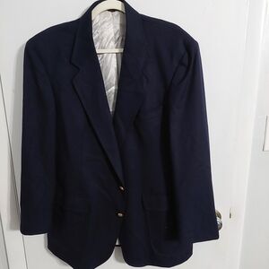Elegant Midnight Blue Men's Blazer
